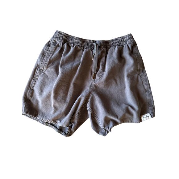 Rhythm Steel Gray M 6” Inseam Gym Shorts - Picture 1 of 6